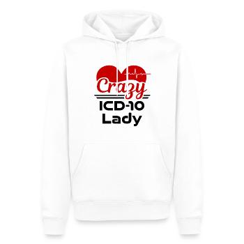 Medizinischer Kodierer Beruf Medizinische - Männer Premium Bio Hoodie - Weiß - Vorne - Nico (187cm)