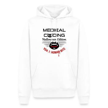 Halloween-medizin-kodierer Medizinische - Männer Premium Bio Hoodie - Weiß - Vorne - Nico (187cm)