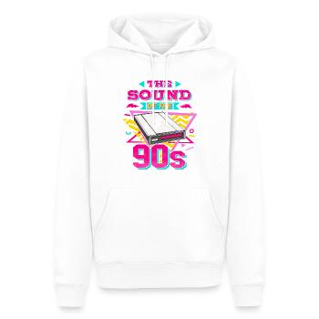 90er Nostalgie Retro 90er Einwahl Internet Vintage - Männer Premium Bio Hoodie - Weiß - Vorne - Nico (187cm)