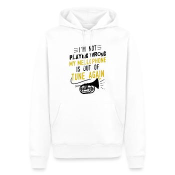 Mellophonist Musical Instrument Orchestra - Men’s Premium Organic Hoodie - white - Front - Nico (187cm)