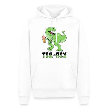 Bubble Tea Drink Pearl Milk Tea Lover Kawaii - Men’s Premium Organic Hoodie - white - Front - Nico (187cm)