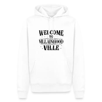 Antagonist Böser Schurkenschurke - Männer Premium Bio Hoodie - Weiß - Vorne - Nico (187cm)