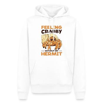 Meerestier Meeresfrüchte Muscheln Einsiedlerkrebs - Männer Premium Bio Hoodie - Weiß - Vorne - Nico (187cm)