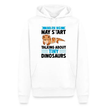 Collectionneur de lézard amoureux des reptiles - Sweat à capuche Premium bio Homme - blanc - Devant - Nico (187cm)