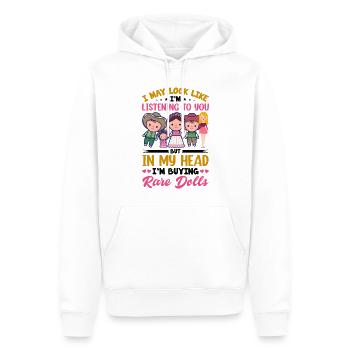 Sammlerpuppe Porzellanpuppe Antike - Männer Premium Bio Hoodie - Weiß - Vorne - Nico (187cm)