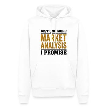Business Administration Business Administration Office - Men’s Premium Organic Hoodie - white - Front - Nico (187cm)