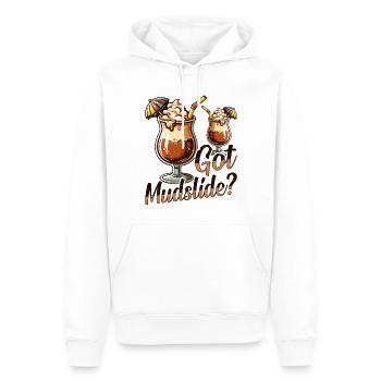 Cocktail de coulée de boue - Sweat à capuche Premium bio Homme - blanc - Devant - Nico (187cm)