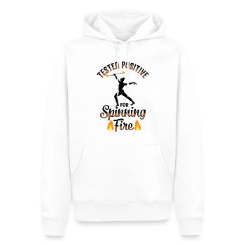 Bâton de feu Danse du feu Danseur de feu Danseur de feu - Sweat à capuche Premium bio Homme - blanc - Devant - Nico (187cm)