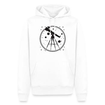 Star gazing - Men’s Premium Organic Hoodie - white - Front - Nico (187cm)