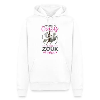 Funny Zouk Dancer Saying - Men’s Premium Organic Hoodie - white - Front - Nico (187cm)