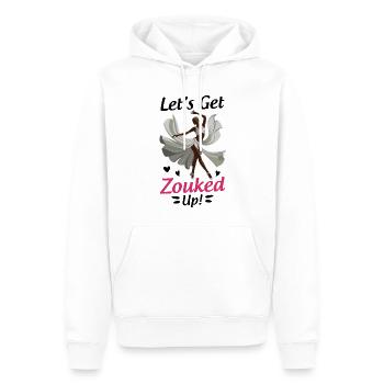 Witziger Zouk Tänzer Spruch - Männer Premium Bio Hoodie - Weiß - Vorne - Nico (187cm)
