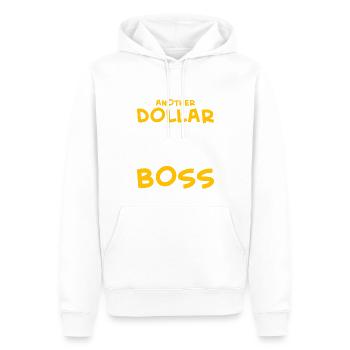 Humour de bureau - Sweat à capuche Premium bio Homme - blanc - Devant - Nico (187cm)