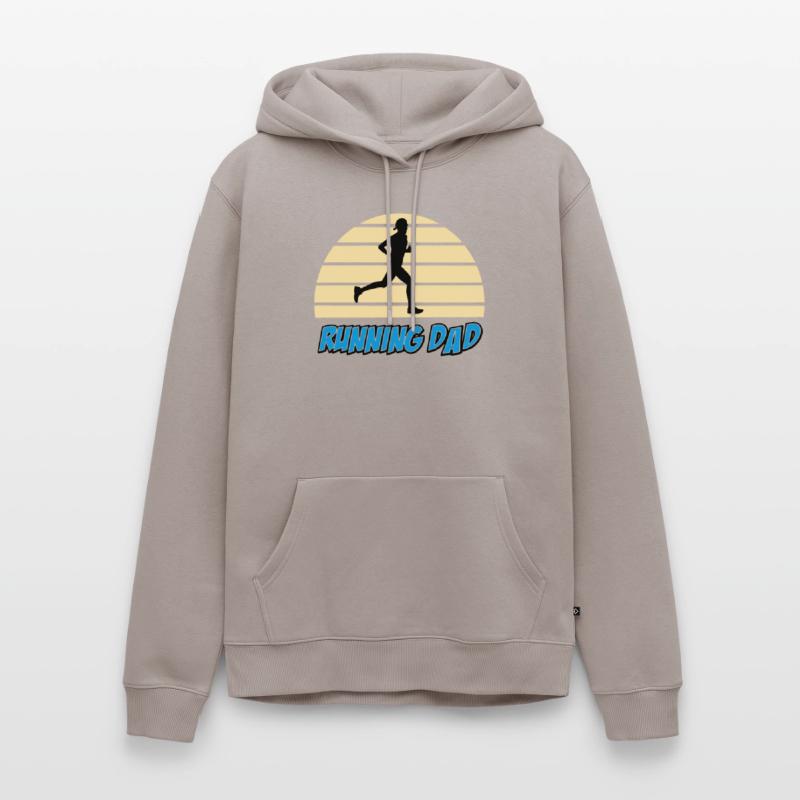 Running dad Men’s Premium Organic Hoodie