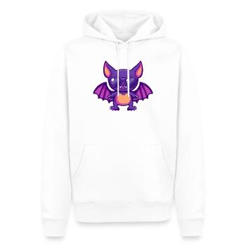 Fledermaus Halloween - Männer Premium Bio Hoodie - Weiß - Vorne - Nico (187cm)