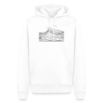 Paragling Lineart Gleitschirn - Sweat à capuche Premium bio Homme - blanc - Devant - Nico (187cm)