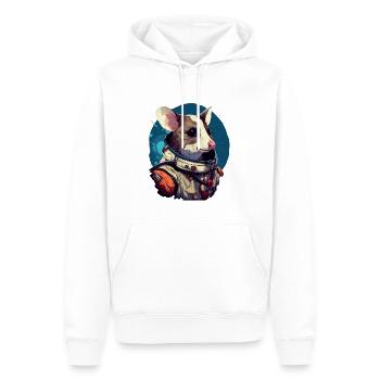 Lustiges Possum Design - Männer Premium Bio Hoodie - Weiß - Vorne - Nico (187cm)