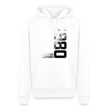 46TH BIRTHDAY 46 YEARS LIMITED EDITION 1980 - Men’s Premium Organic Hoodie - white - Front - Nico (187cm)