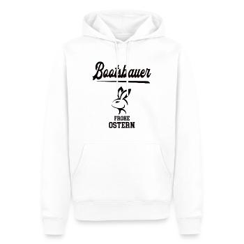 Bootsbauer Ostern Bootsbau Oster Outfit - Männer Premium Bio Hoodie - Weiß - Vorne - Nico (187cm)