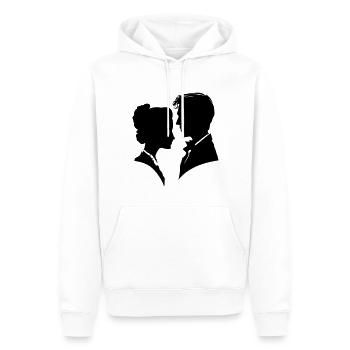 Ehepaar Hochzeit Couple Heirat - Männer Premium Bio Hoodie - Weiß - Vorne - Nico (187cm)