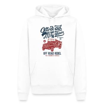 Off Road Jeep - Männer Premium Bio Hoodie - Weiß - Vorne - Nico (187cm)