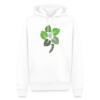 Go Green. Werde Grün Geschenk - Männer Premium Bio Hoodie - Weiß - Vorne - Nico (187cm)