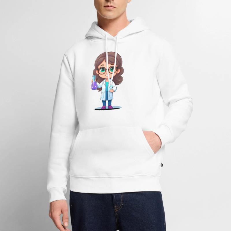 Chemikerin oder Laborantin oder Wissenschaftlerin Männer Premium Bio Hoodie