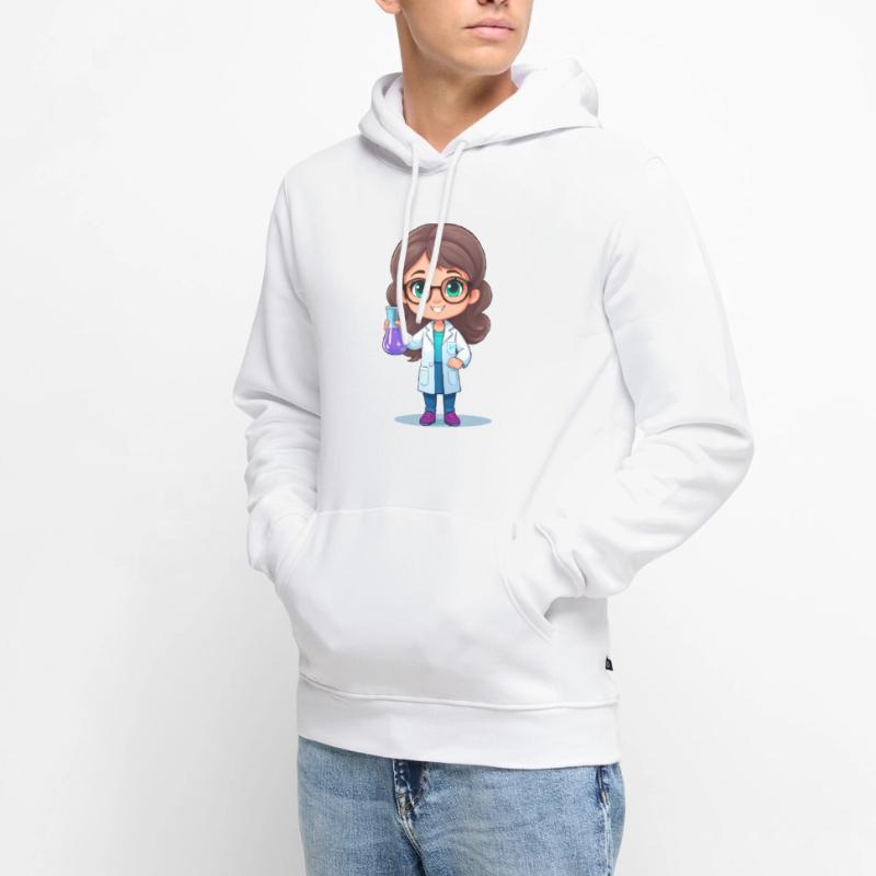 Chemikerin oder Laborantin oder Wissenschaftlerin Männer Premium Bio Hoodie