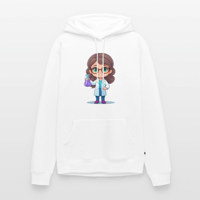 Chemikerin oder Laborantin oder Wissenschaftlerin Männer Premium Bio Hoodie