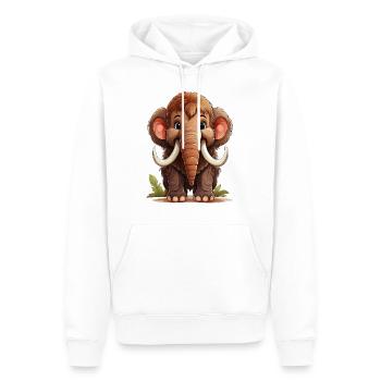 Mammut - Männer Premium Bio Hoodie - Weiß - Vorne - Nico (187cm)
