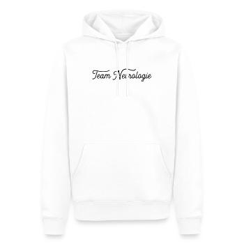 teamneuro - Men’s Premium Organic Hoodie - white - Front - Nico (187cm)