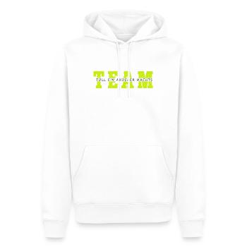 Team Toll ein Anderer Machts - Männer Premium Bio Hoodie - Weiß - Vorne - Nico (187cm)