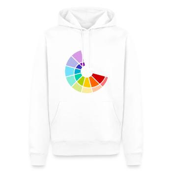 Logo Maler und Lackierer - Männer Premium Bio Hoodie - Weiß - Vorne - Nico (187cm)