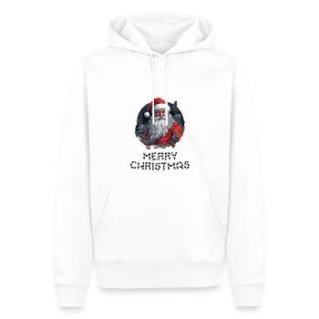 Weihnachtsmann - Marry Christmas - Männer Premium Bio Hoodie - Weiß - Vorne - Nico (187cm)