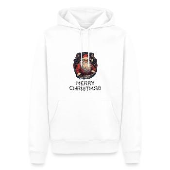 Weihnachtsmann - Marry Christmas - Männer Premium Bio Hoodie - Weiß - Vorne - Nico (187cm)