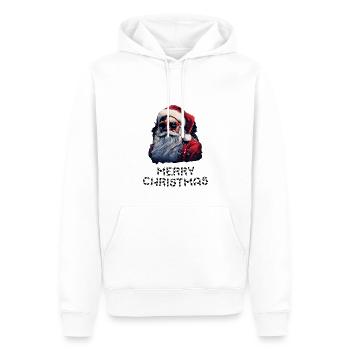 Weihnachtsmann - Marry Christmas - Männer Premium Bio Hoodie - Weiß - Vorne - Nico (187cm)