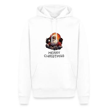 Weihnachtsmann - Marry Christmas - Männer Premium Bio Hoodie - Weiß - Vorne - Nico (187cm)