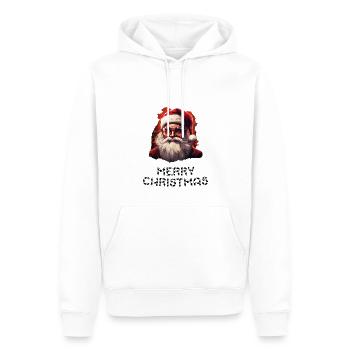 Weihnachtsmann - Marry Christmas - Männer Premium Bio Hoodie - Weiß - Vorne - Nico (187cm)