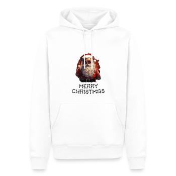 Weihnachtsmann - Marry Christmas - Männer Premium Bio Hoodie - Weiß - Vorne - Nico (187cm)