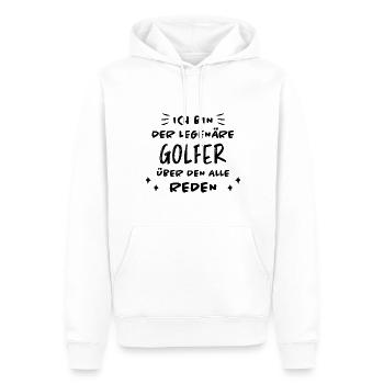 Golfer Hobby Golf Lustiger Spruch Golfer Geschenk - Männer Premium Bio Hoodie - Weiß - Vorne - Nico (187cm)