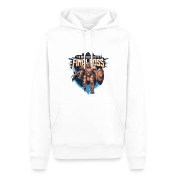 I’m the FinalBoss – Personnage puissant - Sweat à capuche Premium bio Homme - blanc - Devant - Nico (187cm)