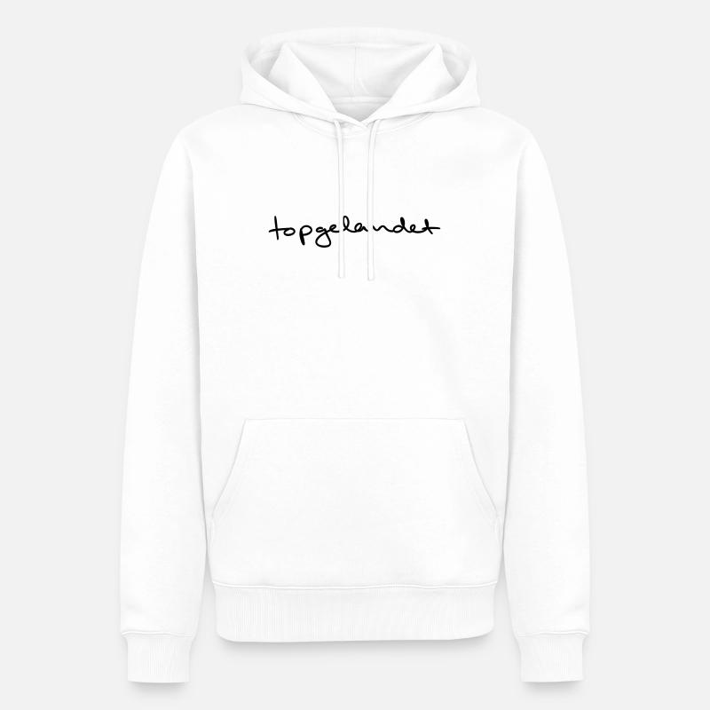 topgelandet Gleitschirm - Männer Premium Bio Hoodie - Weiß