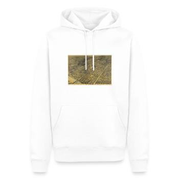 Austin 1887 - Männer Premium Bio Hoodie - Weiß - Vorne - Nico (187cm)