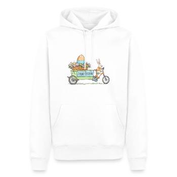 Frohe Ostern - Männer Premium Bio Hoodie - Weiß - Vorne - Nico (187cm)