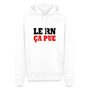 le rn ça pue - Sweat à capuche Premium bio Homme - blanc - Devant - Nico (187cm)
