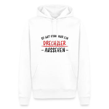 Drechsler Lustiger Spruch Drechseln Beruf Geschenk - Männer Premium Bio Hoodie - Weiß - Vorne - Nico (187cm)
