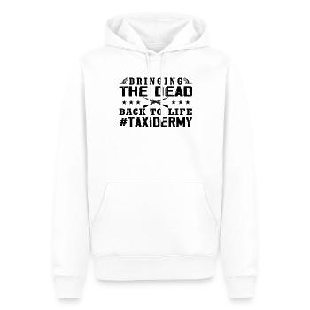 Tiermontage Jagdtrophäe Tiere ausstopfen - Männer Premium Bio Hoodie - Weiß - Vorne - Nico (187cm)