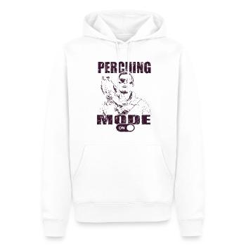 Fauconnier pèlerin Faucon Falcon Vintage Fauconnerie - Sweat à capuche Premium bio Homme - blanc - Devant - Nico (187cm)