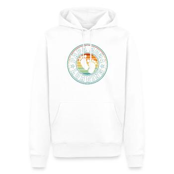 Father-to-be - Dad 2024 loading - Men’s Premium Organic Hoodie - white - Front - Nico (187cm)