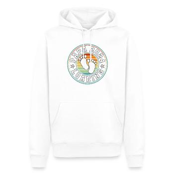 Father-to-be - Dad 2024 loading - Men’s Premium Organic Hoodie - white - Front - Nico (187cm)