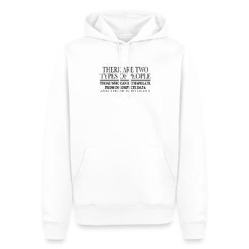 Drôle Lol Nerd Informaticien - Sweat à capuche Premium bio Homme - blanc - Devant - Nico (187cm)